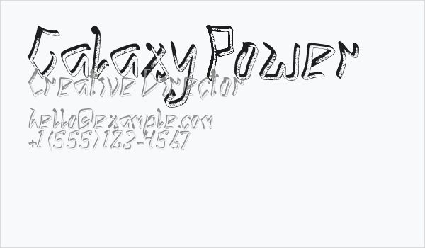 Galaxy Power Business Card