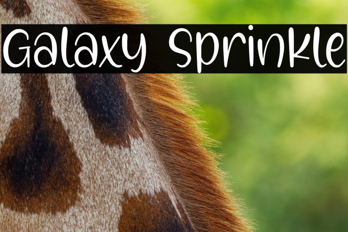 Galaxy Sprinkle Example 1