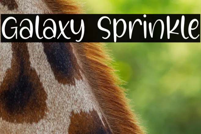Galaxy Sprinkle Example 1