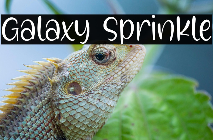 Galaxy Sprinkle Example 3