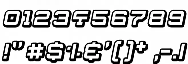 Galaxy Travels Font OTHER CHARS