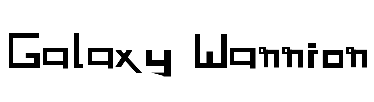 Galaxy Warrior  免费字体下载