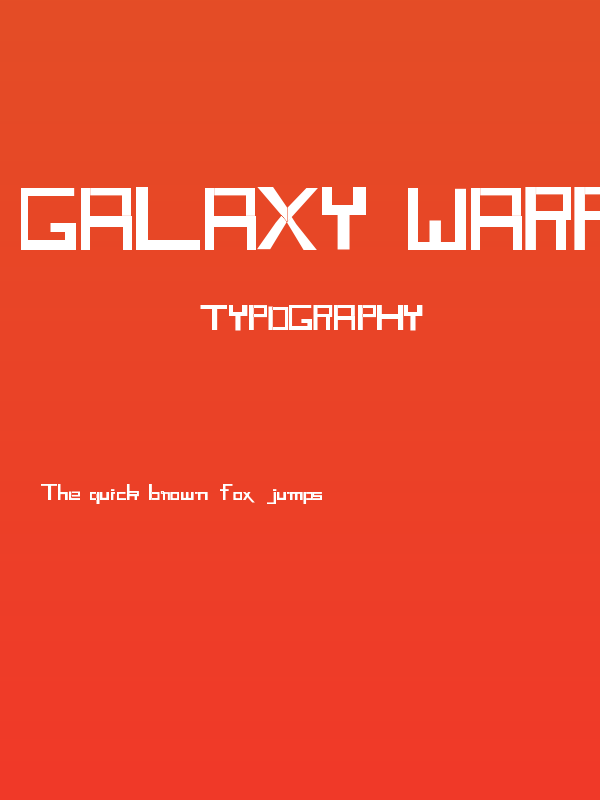 Galaxy Warrior Poster
