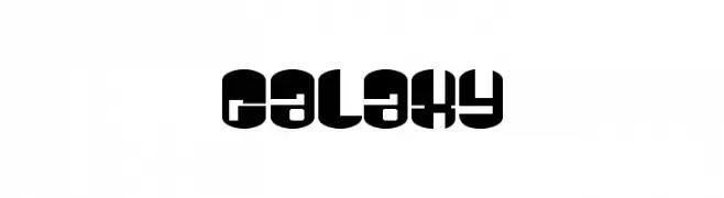 Galaxy  Frei Schriftart Herunterladen