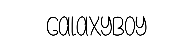 GalaxyBoy  Frei Schriftart Herunterladen