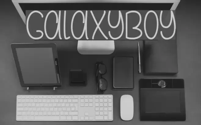 GalaxyBoy Font examples