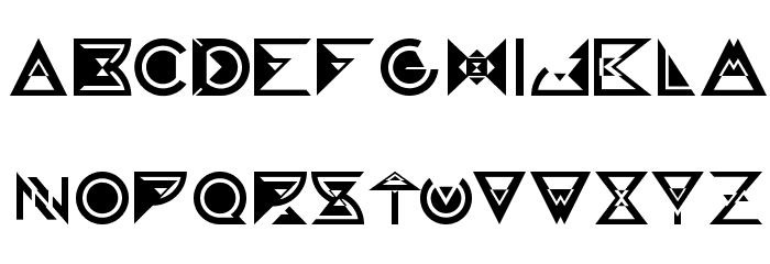GalaxyVisitors Font LOWERCASE