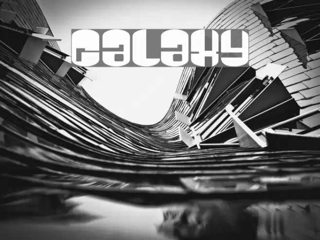 Galaxy Font examples