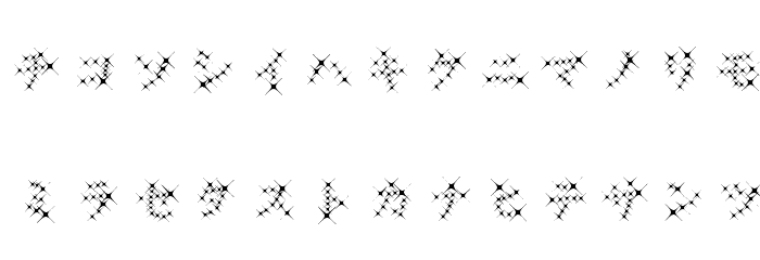 GalaxyfaceKatAno Font LOWERCASE
