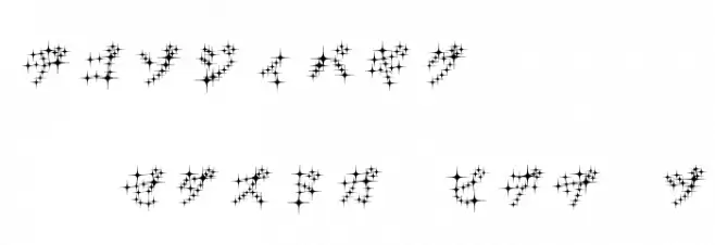 GalaxyfaceKatReg Schriftart Groß