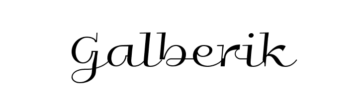 Galberik  font caratteri gratis