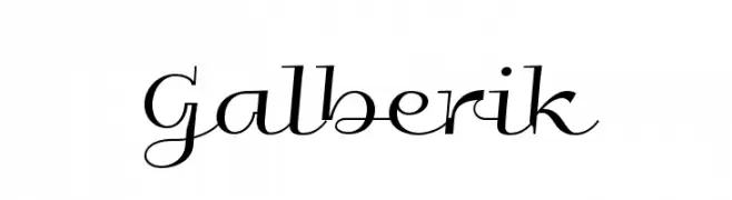 Galberik  Descarca Fonturi Gratis