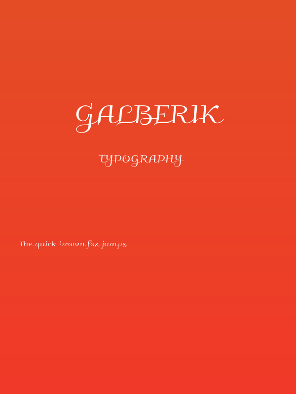 Galberik Poster