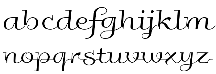 Galberik Font LOWERCASE