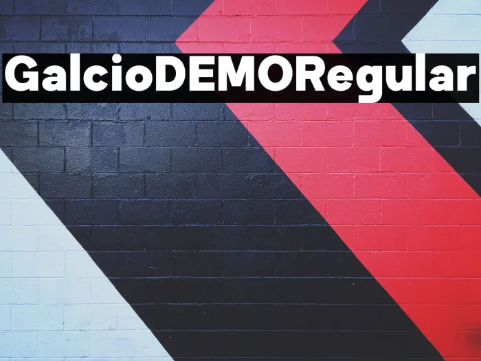 Galcio DEMO Regular Example 3