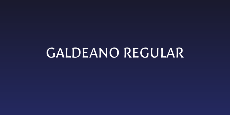 Galdeano Regular Social Header