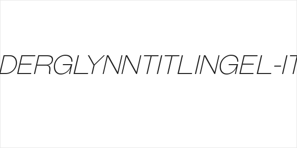 GalderglynnTitlingEl-Italic Logo