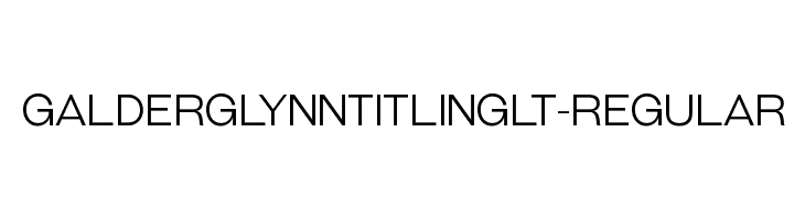 GalderglynnTitlingLt-Regular  baixar fontes gratis