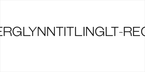 GalderglynnTitlingLt-Regular Logo