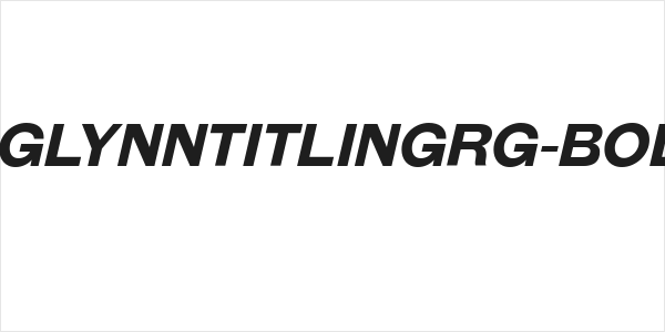 GalderglynnTitlingRg-BoldItalic Logo