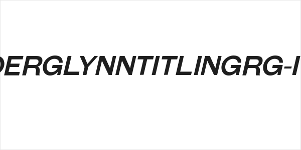 GalderglynnTitlingRg-Italic Logo