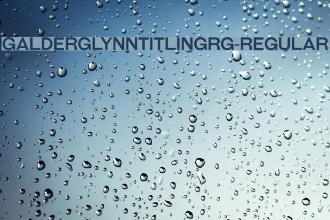 GalderglynnTitlingRg-Regular Example 2