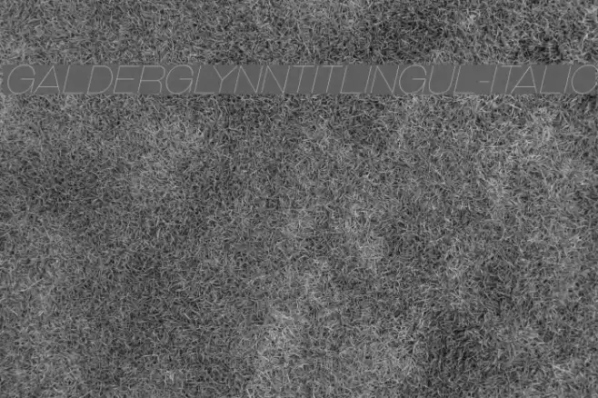 GalderglynnTitlingUl-Italic Шрифта examples