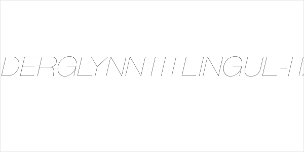 GalderglynnTitlingUl-Italic Logo