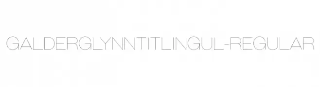 GalderglynnTitlingUl-Regular  Fuentes Gratis Descargar