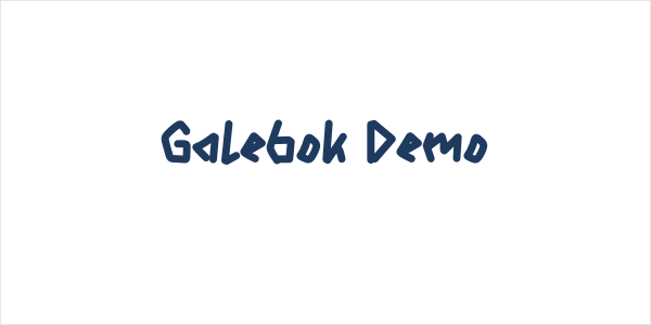 Galebok Demo Logo