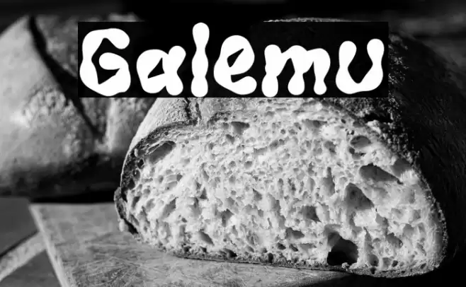 Galemu Font examples