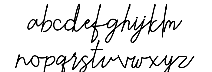 Galendra Font LOWERCASE