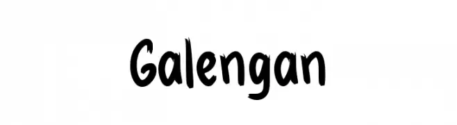 Galengan  免费字体下载