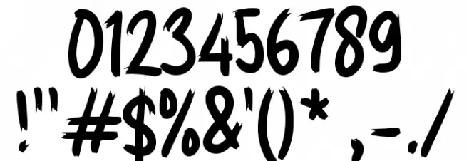 Galengan Font OTHER CHARS