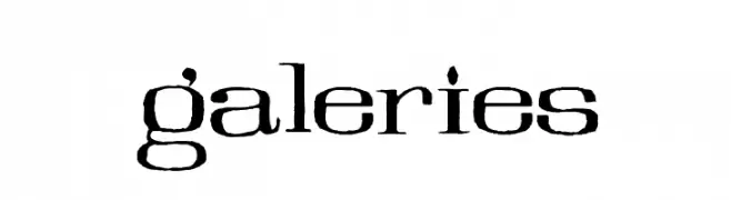 Galeries  Frei Schriftart Herunterladen