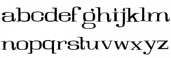 Galeries Font LOWERCASE