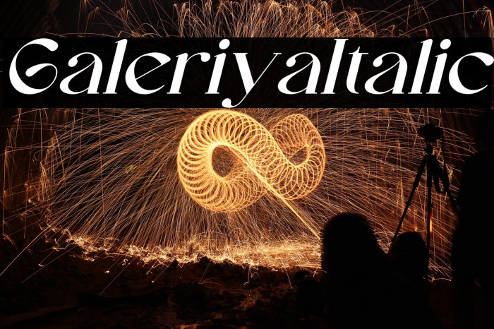 Galeriya Italic Example 1