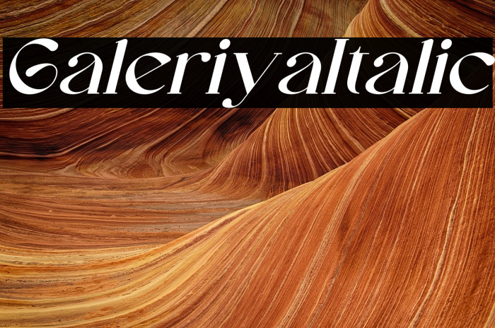 Galeriya Italic Example 3
