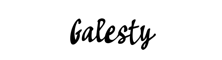 Galesty  Free Fonts Download
