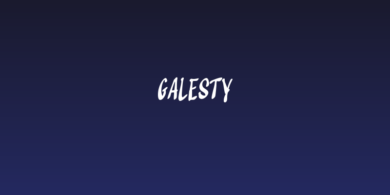Galesty Social Header