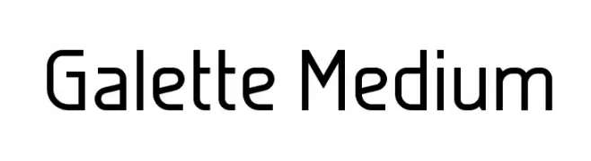Galette Medium  Free Fonts Download