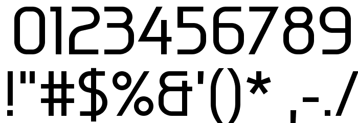 Galette Medium Font OTHER CHARS