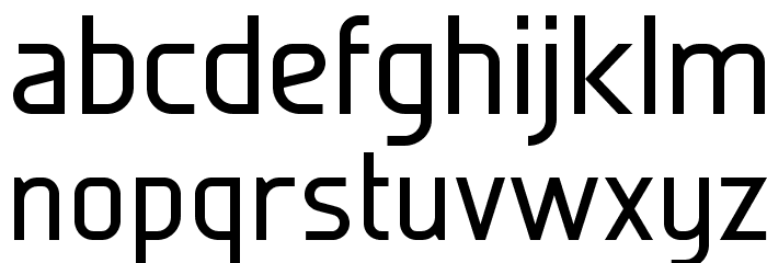 Galette Medium Font LOWERCASE