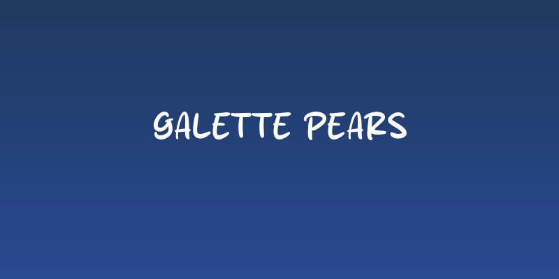 Galette Pears Social Header