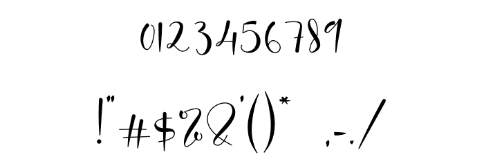 Galeyala Font OTHER CHARS