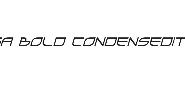 Galga Bold CondensedItalic Logo