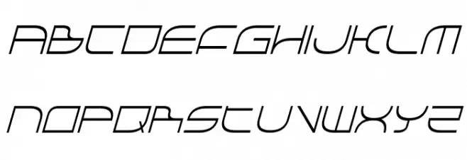 Galga Condensed Italic Fonte MAIÚSCULAS