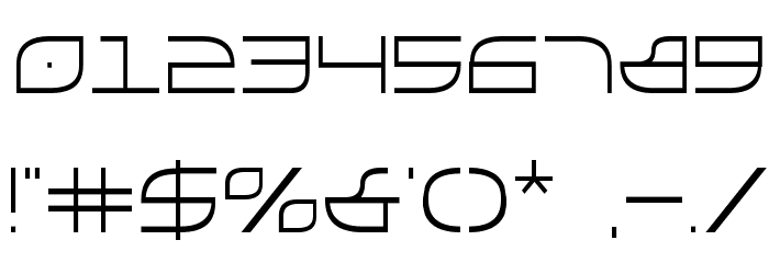 Galga Condensed Font OTHER CHARS