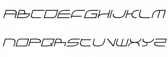 Galga Italic Polices MAJUSCULES