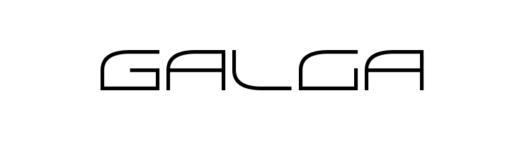 Galga  Frei Schriftart Herunterladen